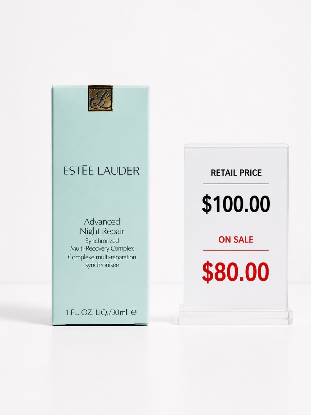 Estee Lauder Advanced Night Repair Serum - Light Aqua Box